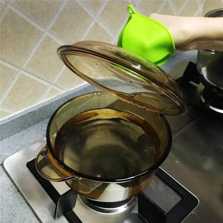 Heat Resistant Silicone Oven Mitt Gloves for Baking