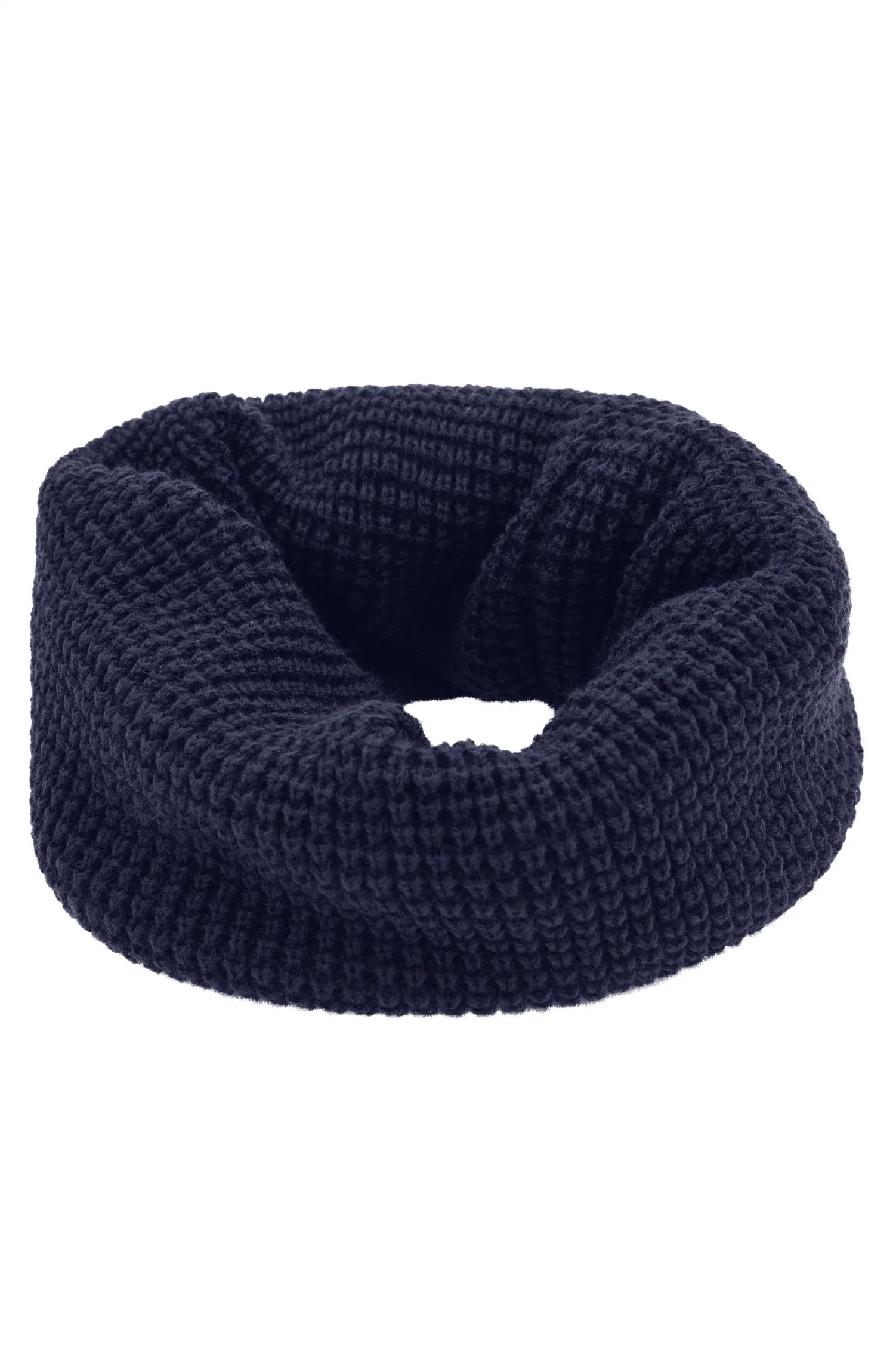 100% Acrylic Knitted Loop Around Neck Comfortable Scarf Ladies Long Acrylic Infinity Ombre Striped Snood for Winter