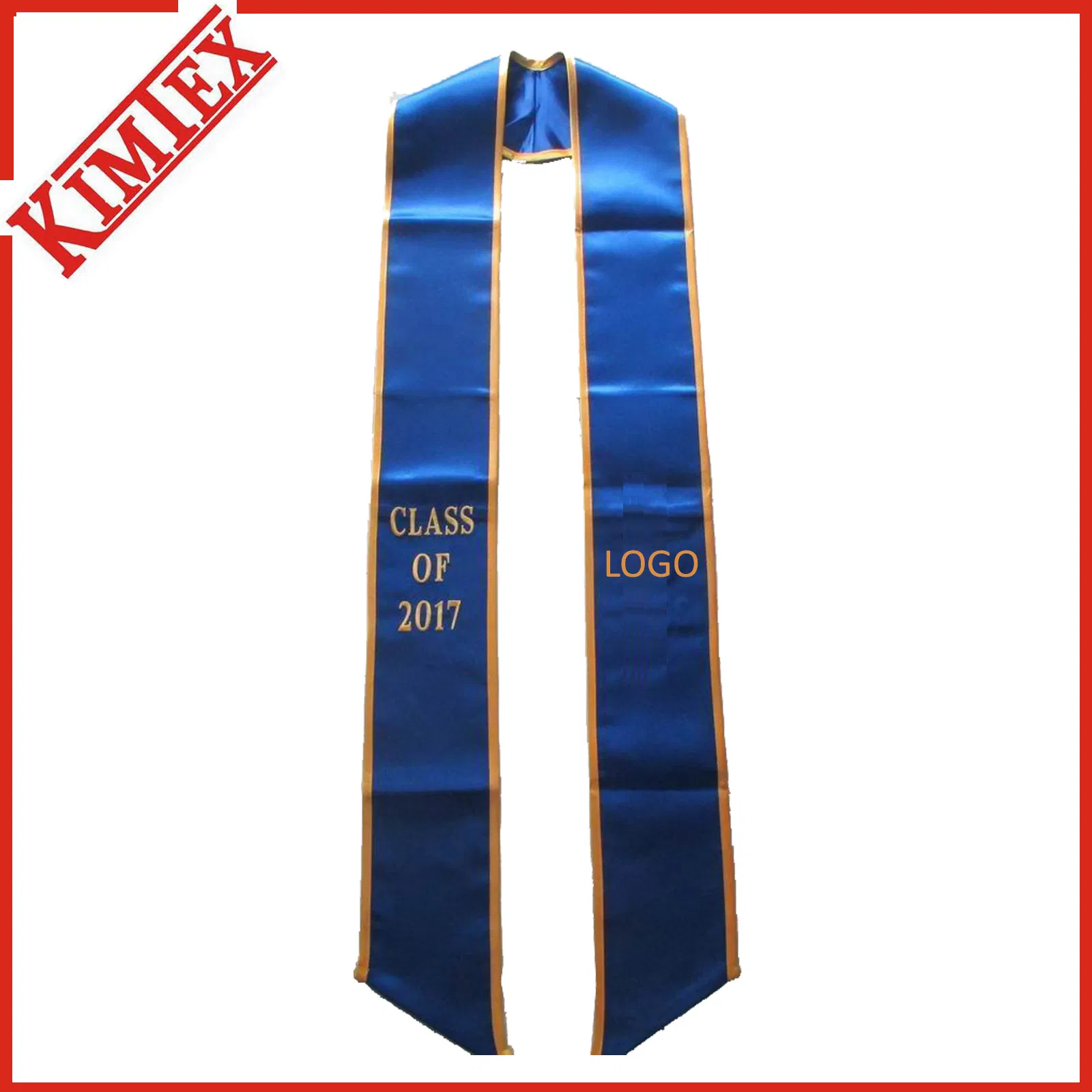 Satin Fabric Embroidery Graduation Sash Stole