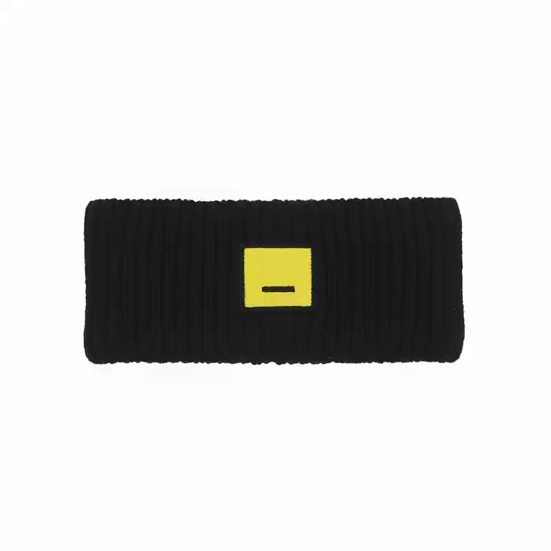 Wholesale Cheap 100% Acrylic Unisex Adjustable Winter Hair Bands Headwraps Letter Pattern Knitted