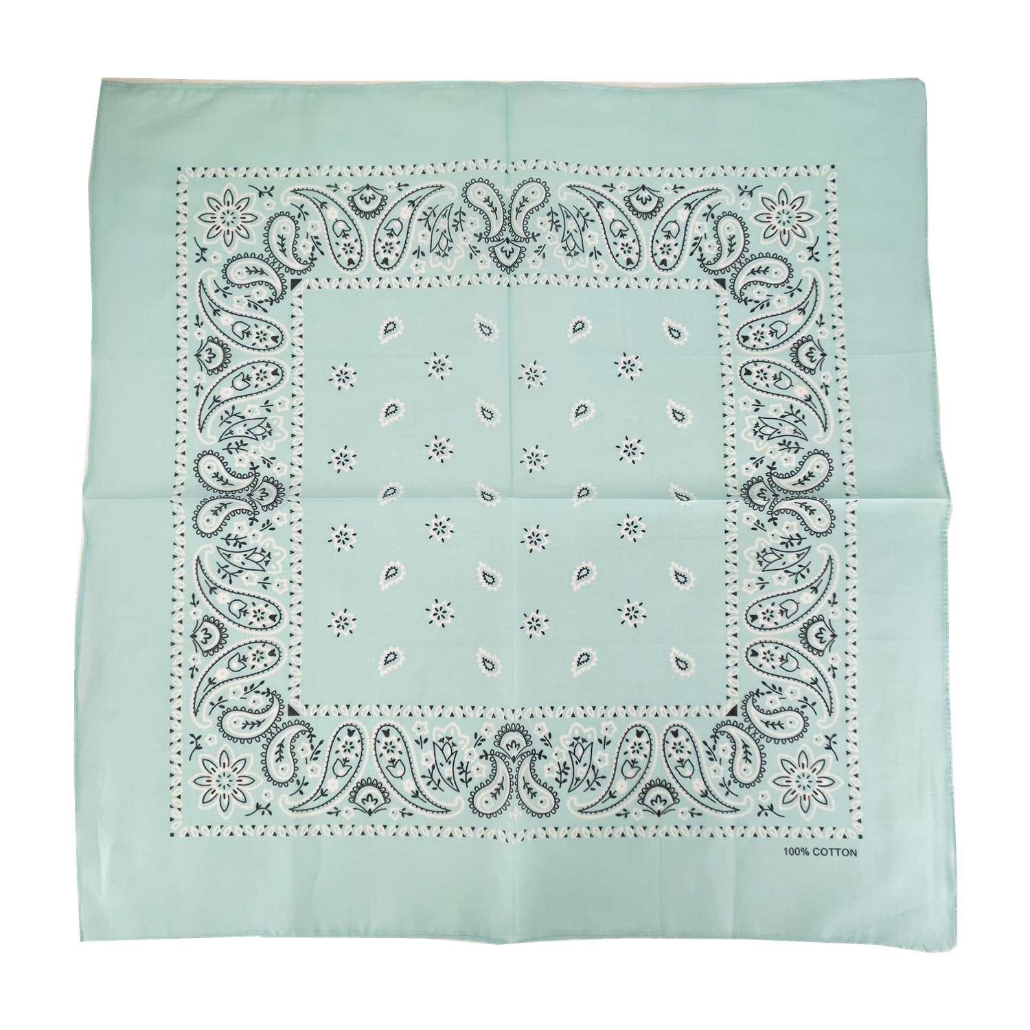 100% Cotton Paisley 22 Inch Cowboy Bandanas Many Colors for Choice Custom Design Fabric Bandana Print