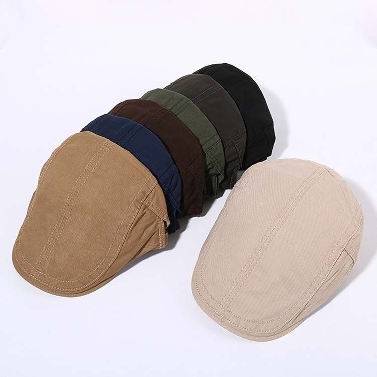 Perfect for Outdoor Travel Custom Patterns Breathable Sun-Proof Fabric Beret Hat