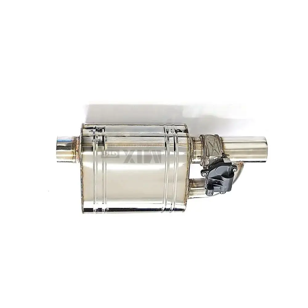 Universal Single Motorized Valve Muffler (with Remote) High Performance Exhaust Refit Perfect Installation Racing Performance