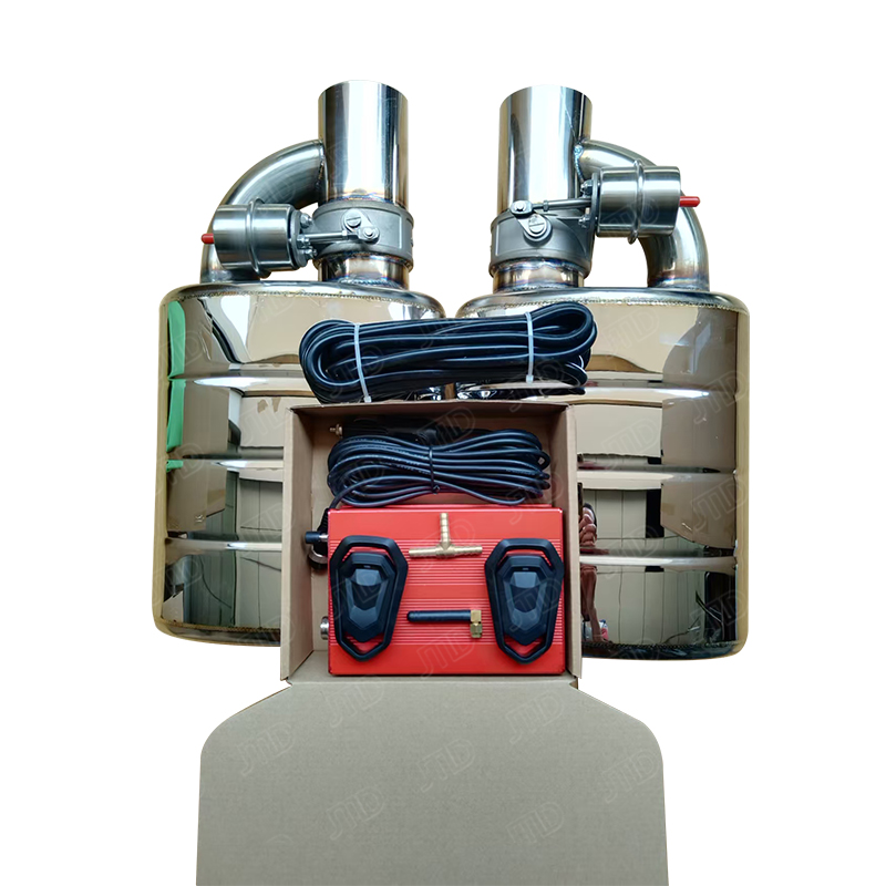 JTLD High Quality Performance 201 Exhaust Muffler Vacuum Valve Muffler With 2.5 Inch 3 Inch Controller Pneumatic Muffler