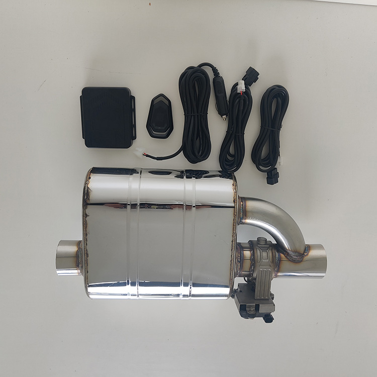 New Design Performance Single Electric Valve Exhaust Muffler With Remote Control
