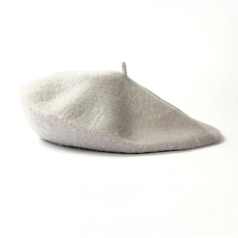 High Quality Thick Wool Autumn Winter Women Beret Hat Cap with Stocks