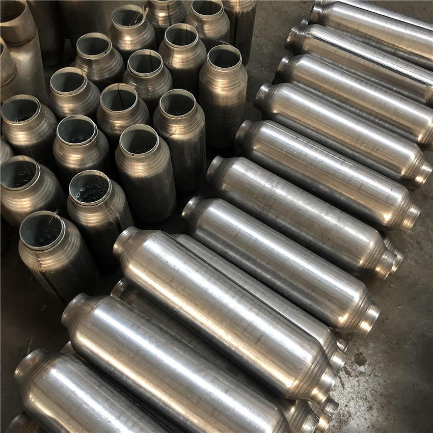 Hengtong Exhaust Muffler 304 Stainless Steel Exhaust Pipes D-Style Exhaust Silencer for Truck