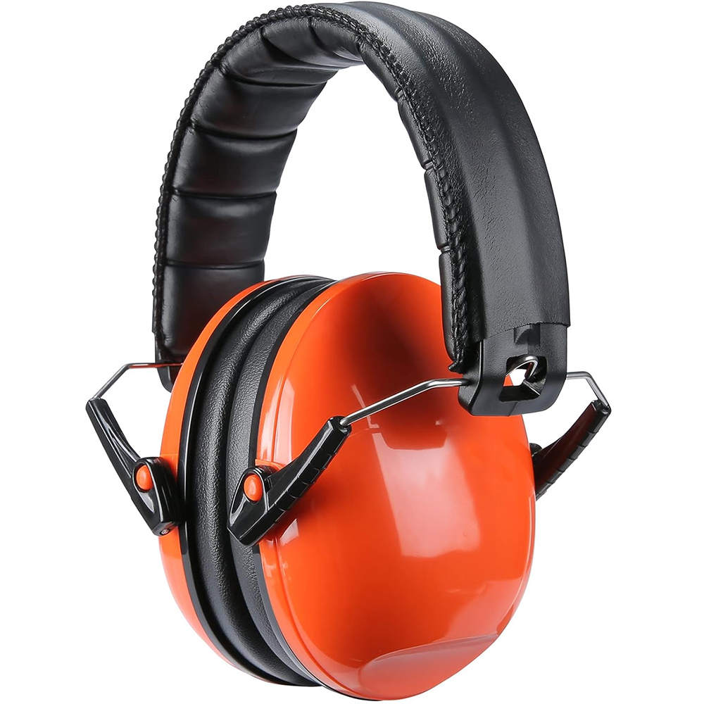 High Quality Certified Foldable Adjustable Safety Ear Muffs Noise Reduction Noise Cancelling ABS Material Reusable Kids Earmuffs