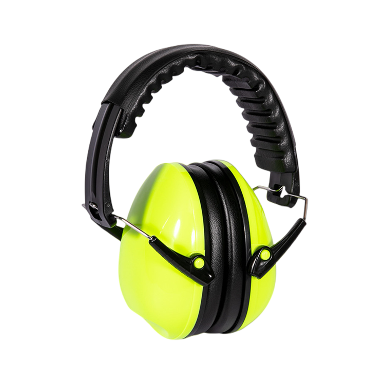 Portable Folding ABS Ear Muffs Noise Cancelling Foldable Soft Earmuffs for Children