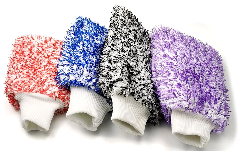 Premium 100% Microfiber Auto Detailing Car Cleaning Wash Mitt Car Washing Gloves
