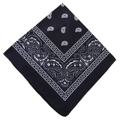 New Arrival Polyester Bandana Headwrap-Square Scarf with Retro Paisley Design Hip Hop Style for Sports Yoga &amp; Streetwear