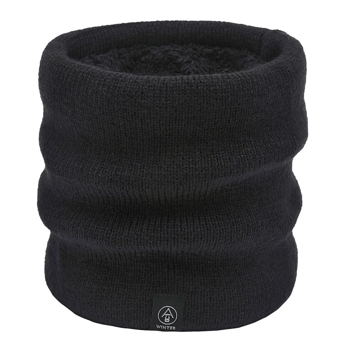 Autumn Winter Blank Custom Logo Unisex Thermal Ribbed Knitted Neck Snood Warmer