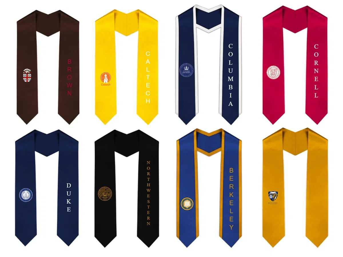 Custom Grad Graduation Sash Stoles
