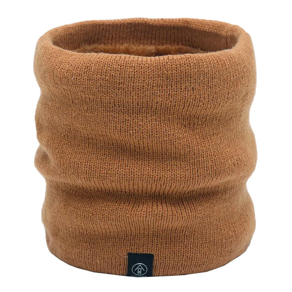 Autumn Winter Blank Custom Logo Unisex Thermal Ribbed Knitted Neck Snood Warmer