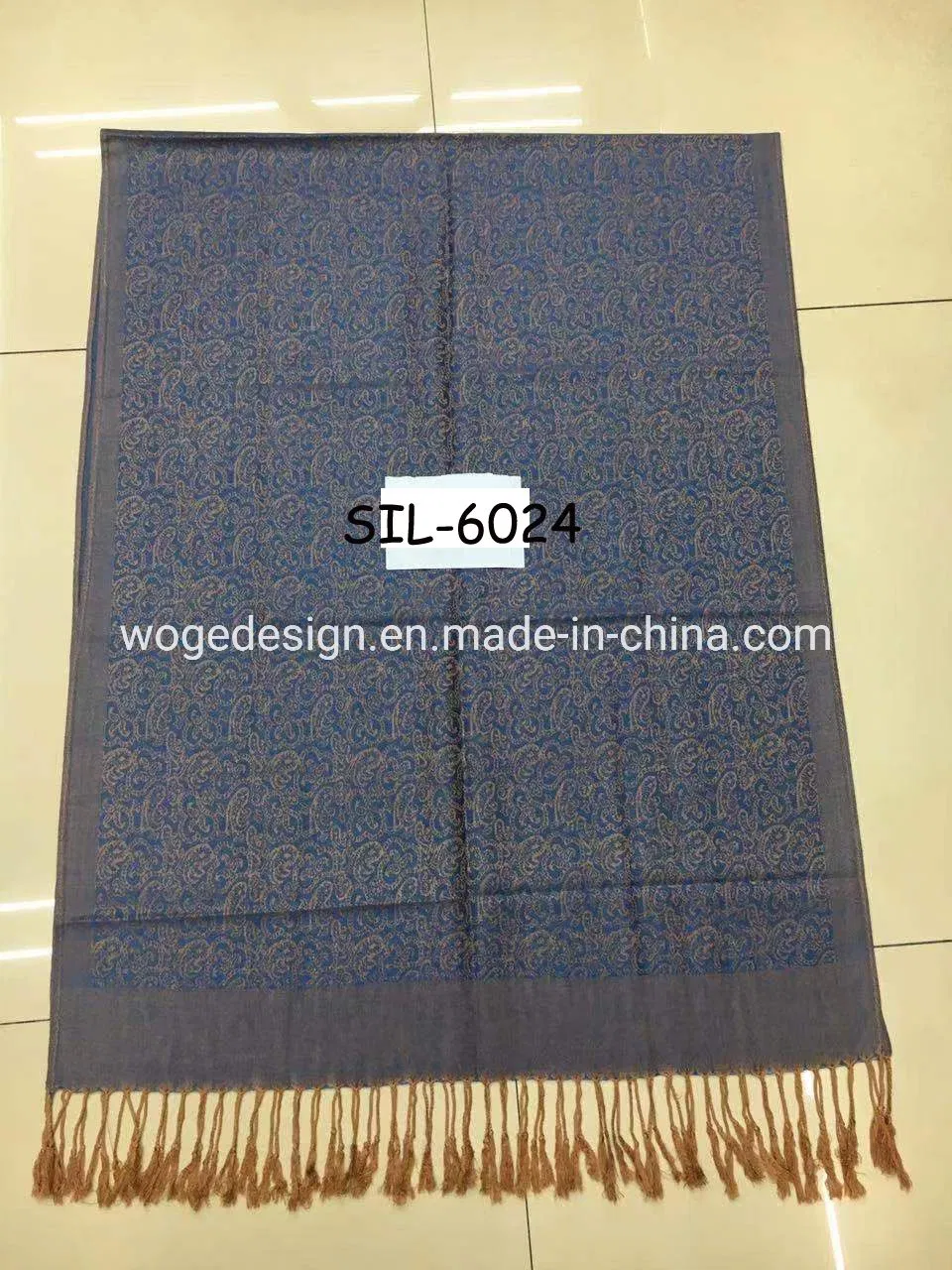 Oversize Shawl Pashmina Stole Khaki Style