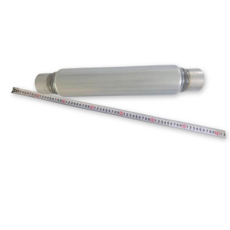 Jinwo Universal Customized Galvanized Steel Muffler 2.5" X 18" 1.5mm Thickness Smooth Finish with 2-Year Warranty