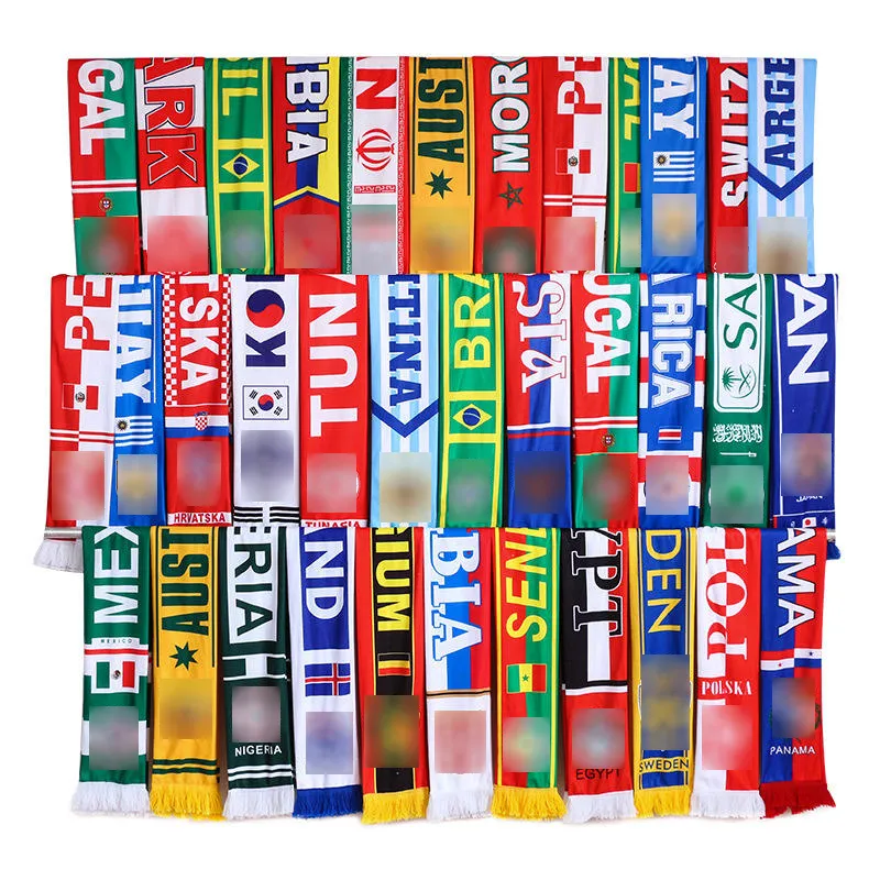 Custom Football Fan Satin Scarves Graduation Sash Graduation Stole For Soccer Game Graduation's Day