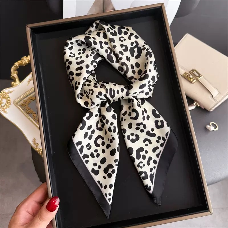 Premium Silk Satin Square Scarf Custom Pattern Bridal Gift Scarf Ladies Wedding Square HeadWrap Headscarfs