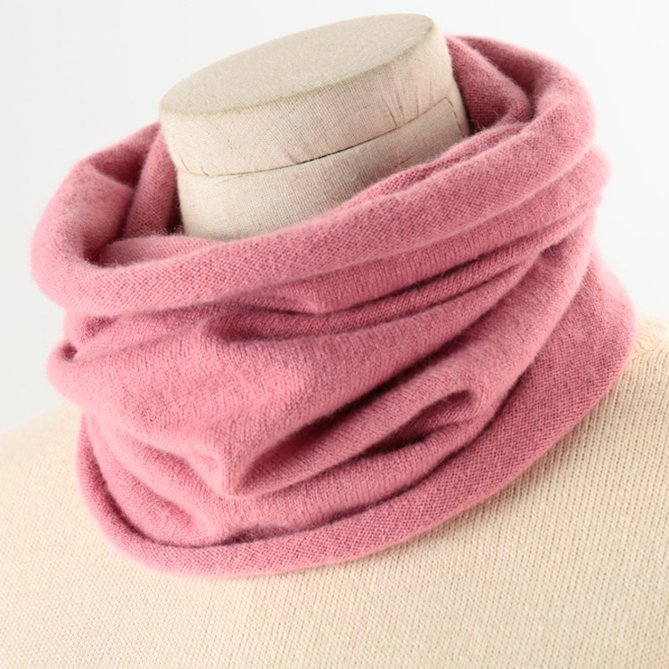 Wholesale Custom Colourful Winter Blank Adjudtable Mesh Warm Knitted Crocheted Knit Cashmere Snood