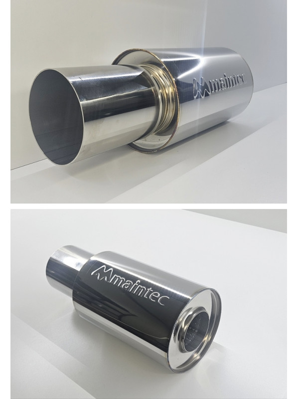 MAINTEC N1 Universal Muffler Stainless Steel 304 1.5t Straight Pipe Tuning Muffler (OEM Custom) made in Korea