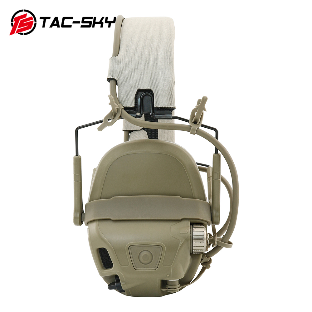 TS TAC-SKY TSAMP Tactical New Digital Dual DPS Hearing Protection Electronic Ear Muffs Tactical Headset Shooting Headphones