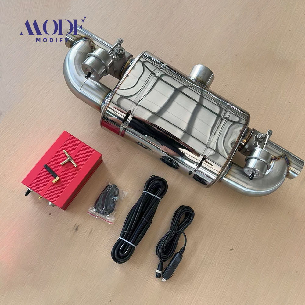 High Performance Stainless Steel Exhaust Muffler 2.5 Inch and 3 Inch Valvetronic Polished Cutout Valve with Remote Controller