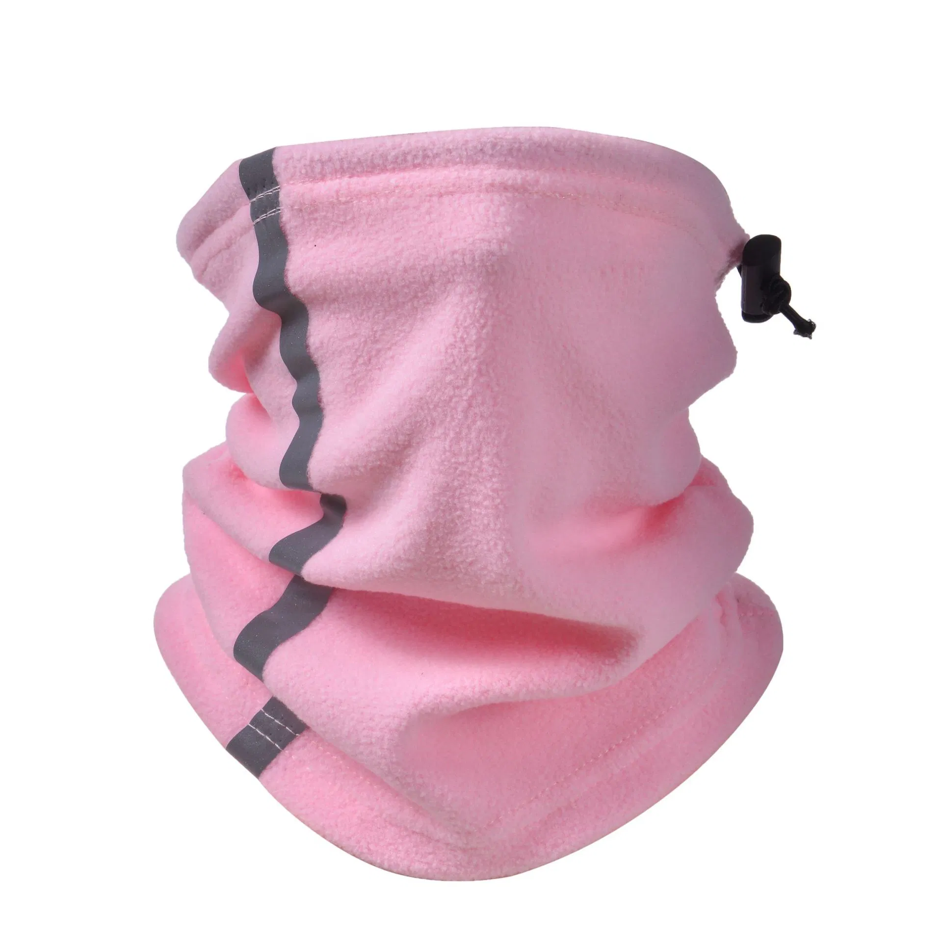 Reflective Strip Drawstring Half Face Neck Wamer/Tube /Snood