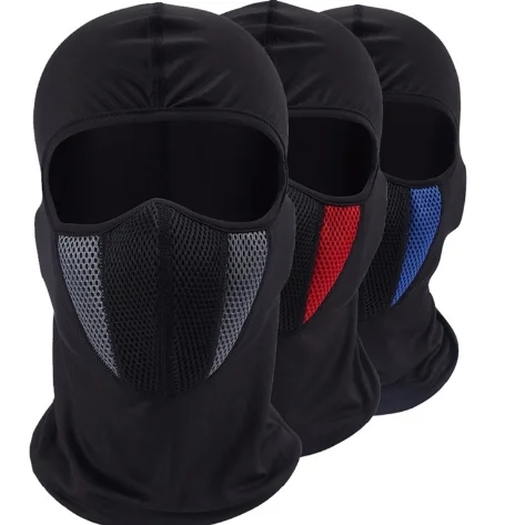 Breathable Balaclava Motorcycle Full Face Mask Motorbike Cycling Bike Mask Motocross Helmet Hood Moto Riding Neck Face Mask