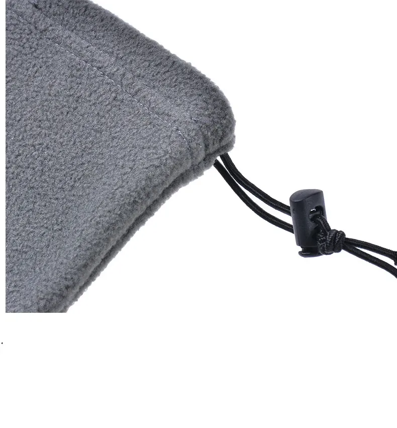 Reflective Strip Drawstring Half Face Neck Wamer/Tube /Snood