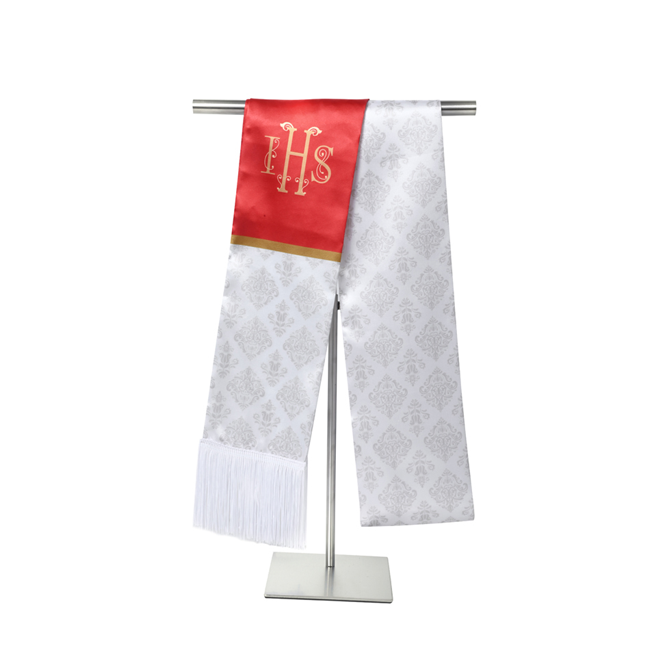 Yili Wholesale High Quality Custom Clergy Stole Scarves Print Muslim Spring Zhe Polyester with Design Men Long Digital Print