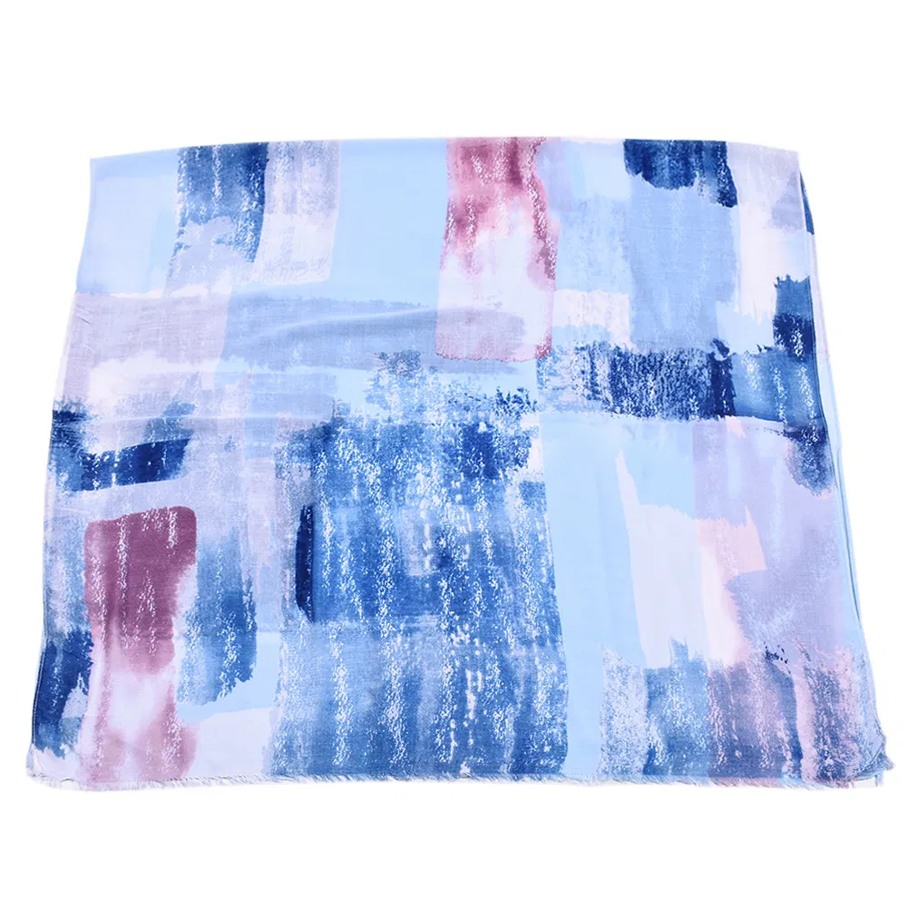 Women Graffito Print Scarf Spring Autumn Cotton Scarves Scrawl Printing Shawls Lady Wraps Soft High Quality Female Colorful Hand Drawn Paniting Hijab Stole