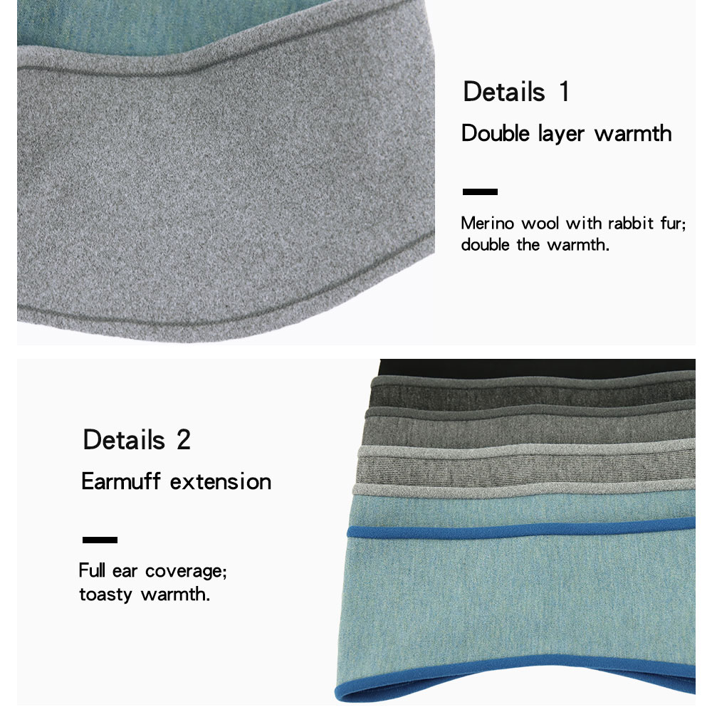 Unisex Thermal Ear Muff Gym Outdoor Wholesale Men Winter Fleece Run Headband Sport With Ear Cover Cycling Warmers Ski Elastic