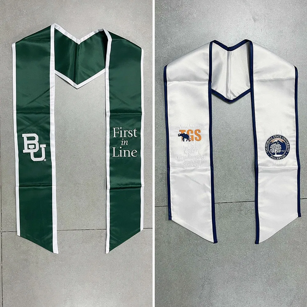 Lightweight Long Fabric Stole with Personalized Embroidery and Logo