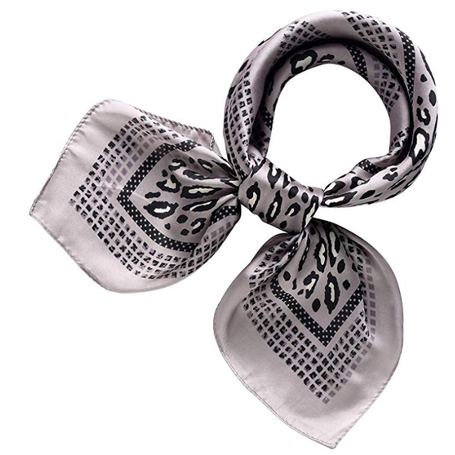 Hot Slaes Oem Custom logo Print square Silk Satin Head Scarf Bandana