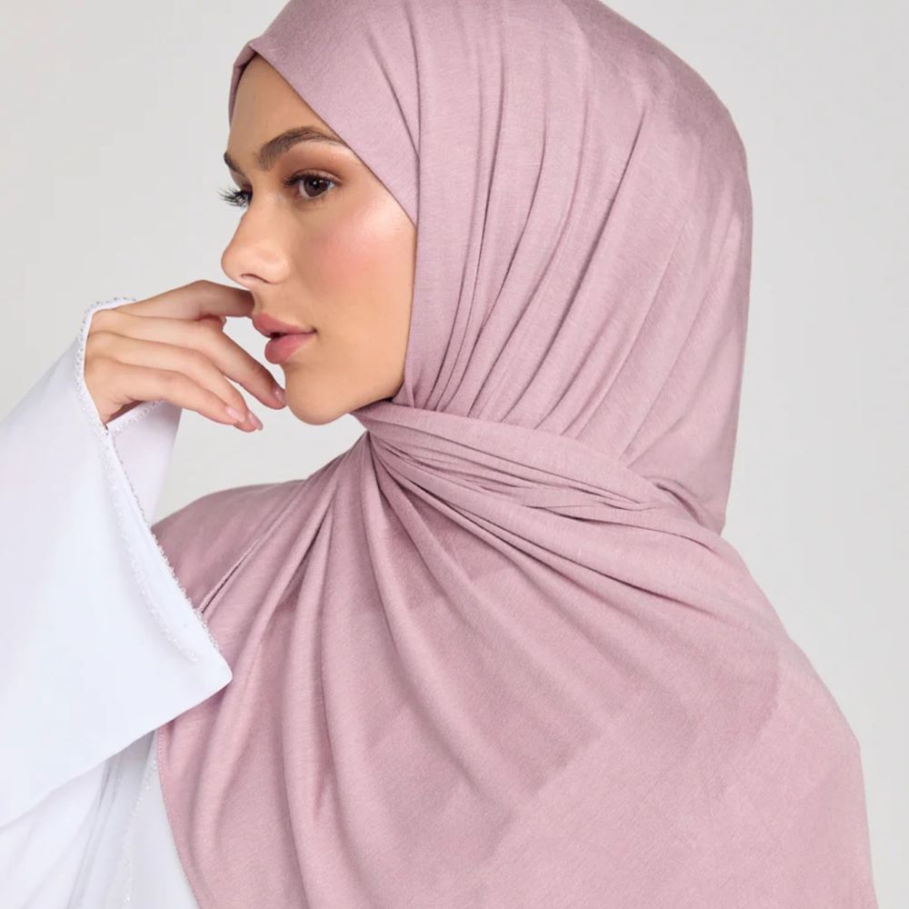 Hot Selling 170*70 cm Muslim Premium Solid Color Jersey Turban Hijab Middle East Women Soft Headscarf Shawl Lightweight Headwrap