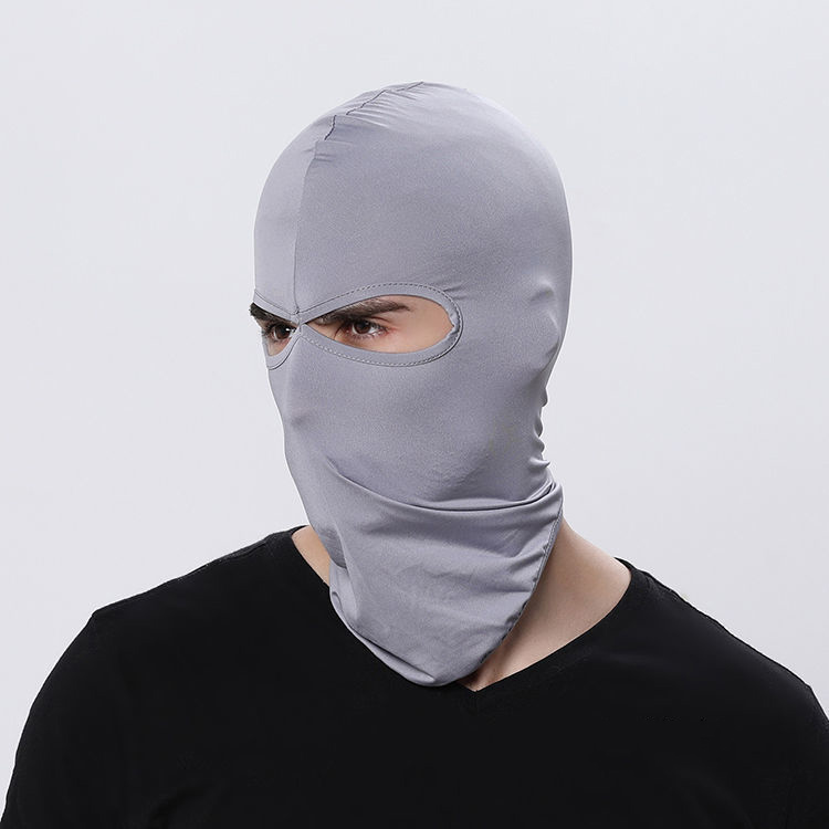 Custom Print Logo Skimask Solid Color Blank Plain Sports Cycling Motorcycle 2 Hole Ski Ninja Sky Mask Skull Balaclava