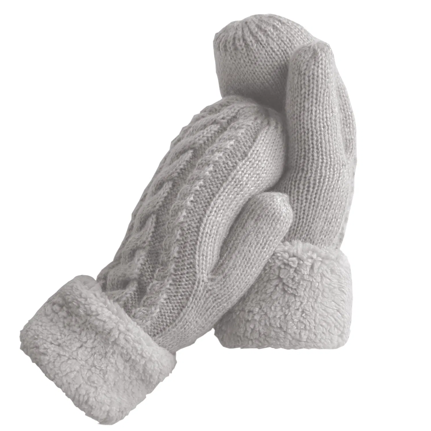 Brands Officially Licensed Factory Cross Border Autumn Winter Knitted Wool Gloves Outdoor Windproof Warm Thick Adult Mittens