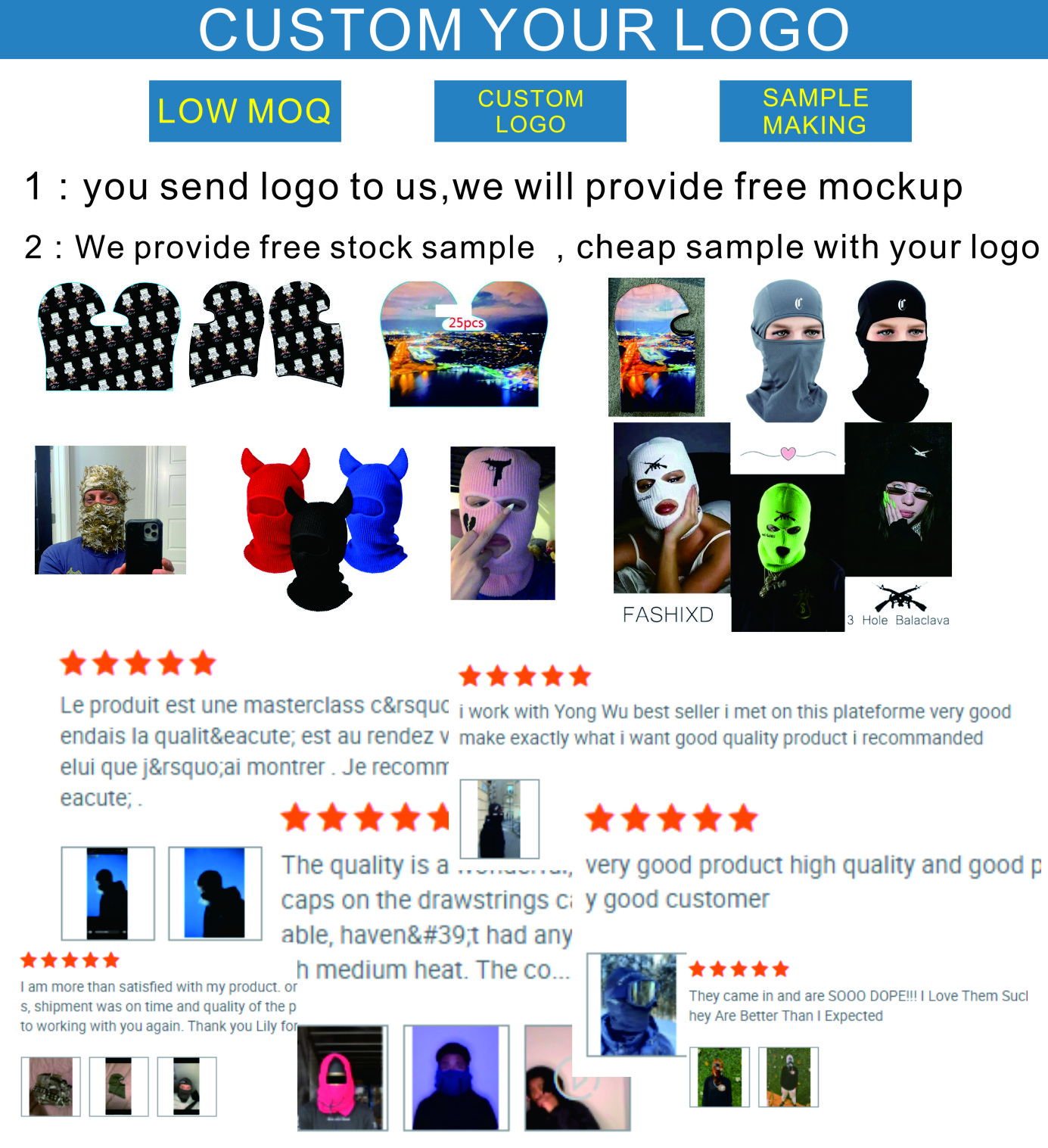 Balaclava Face Ski Mask View 4