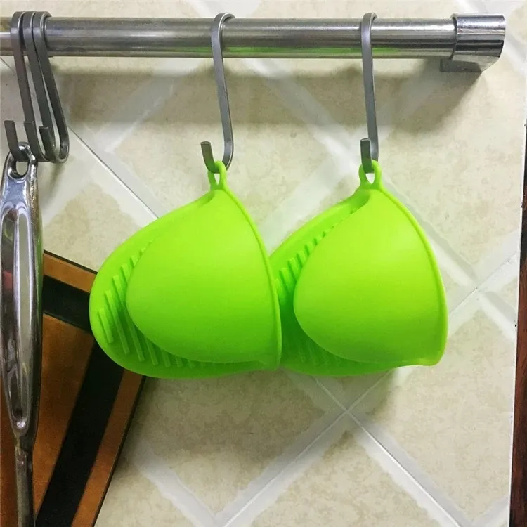 Heat Resistant Silicone Oven Mitt Gloves for Baking