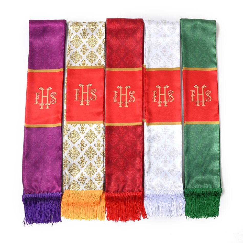 Yili Wholesale High Quality Custom Clergy Stole Scarves Print Muslim Spring Zhe Polyester with Design Men Long Digital Print
