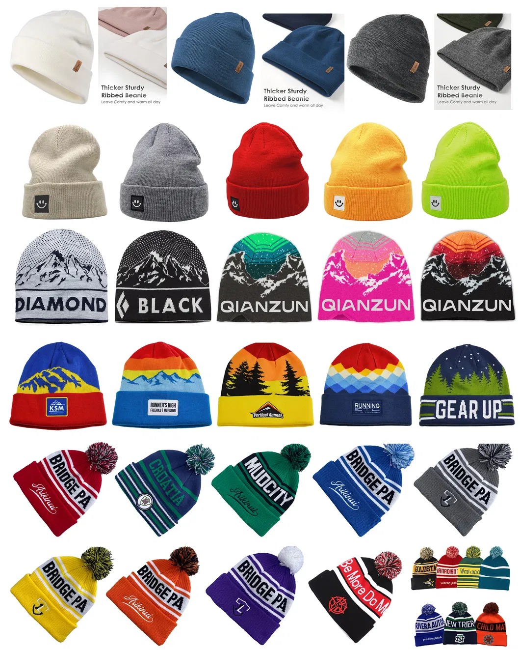Brands Officially Licensed Factory Korean Version Solid Color Winter Unisex Soft Comfortable Wool Knitted Full-Fingers Gloves Mittens