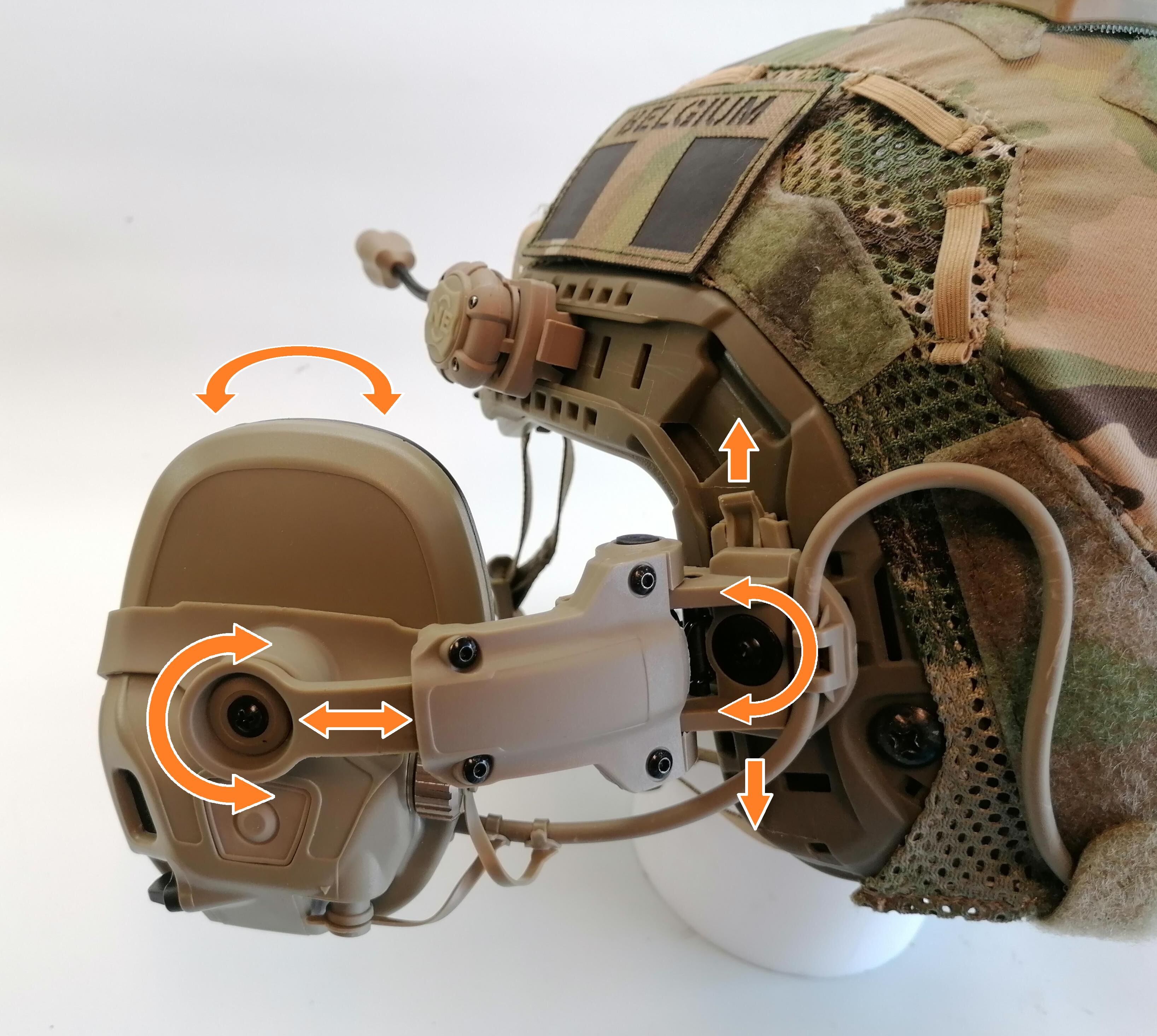 TS TAC-SKY TSAMP Tactical New Digital Dual DPS Hearing Protection Electronic Ear Muffs Tactical Headset Shooting Headphones