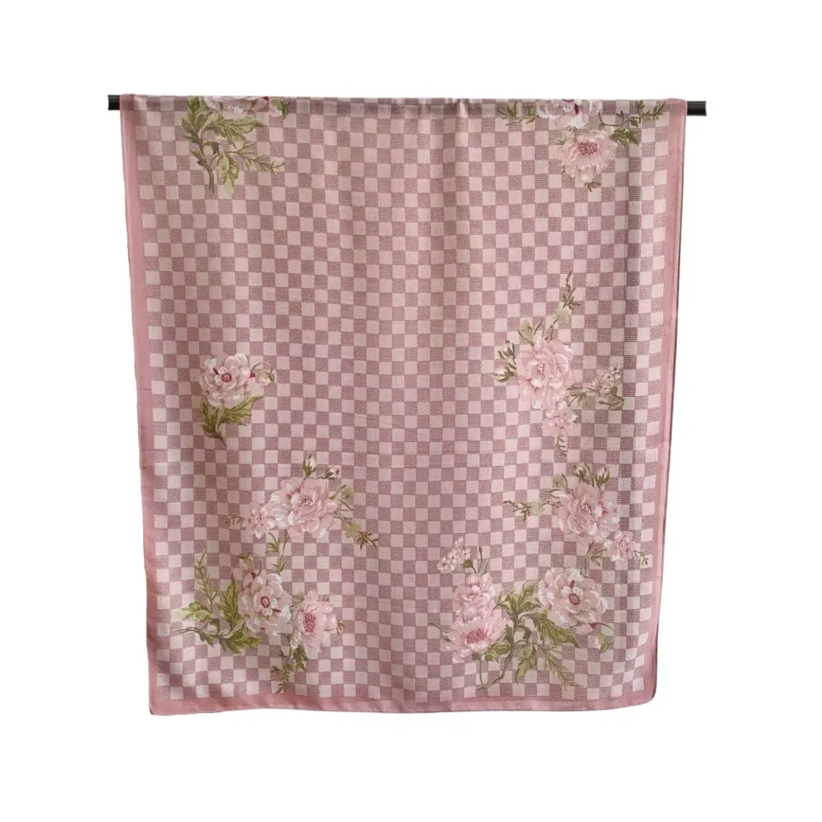Elegant Floral Pattern Polyester Printed Scarf Stylish Lightweight Hijab Headband Chiffon Snood