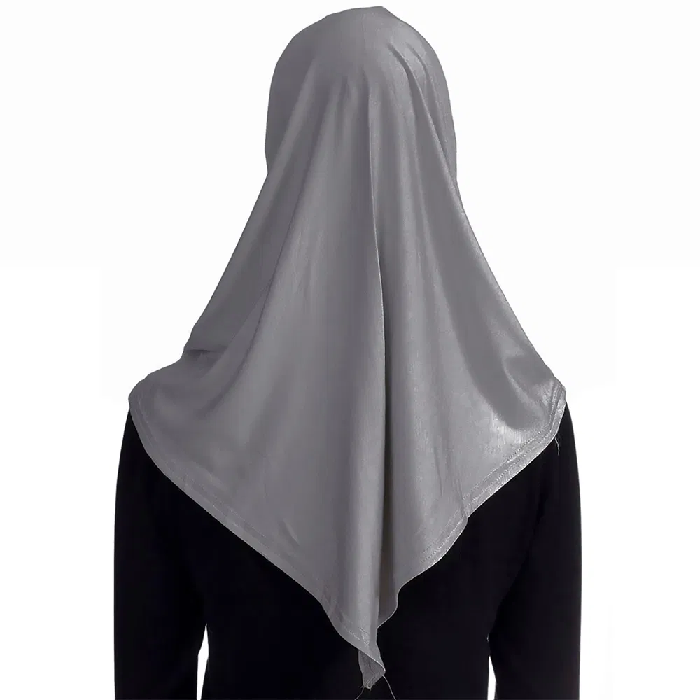 Women's Shawl Premium Jersey Hijab Khimar Hijab Elastic Head Scarf Muslim Women