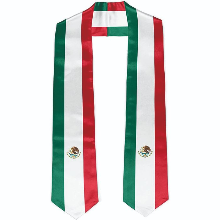 Custom Adult Satin Wholesale Graduation Gown Shawl Bright Light Graduation Gown Stoles