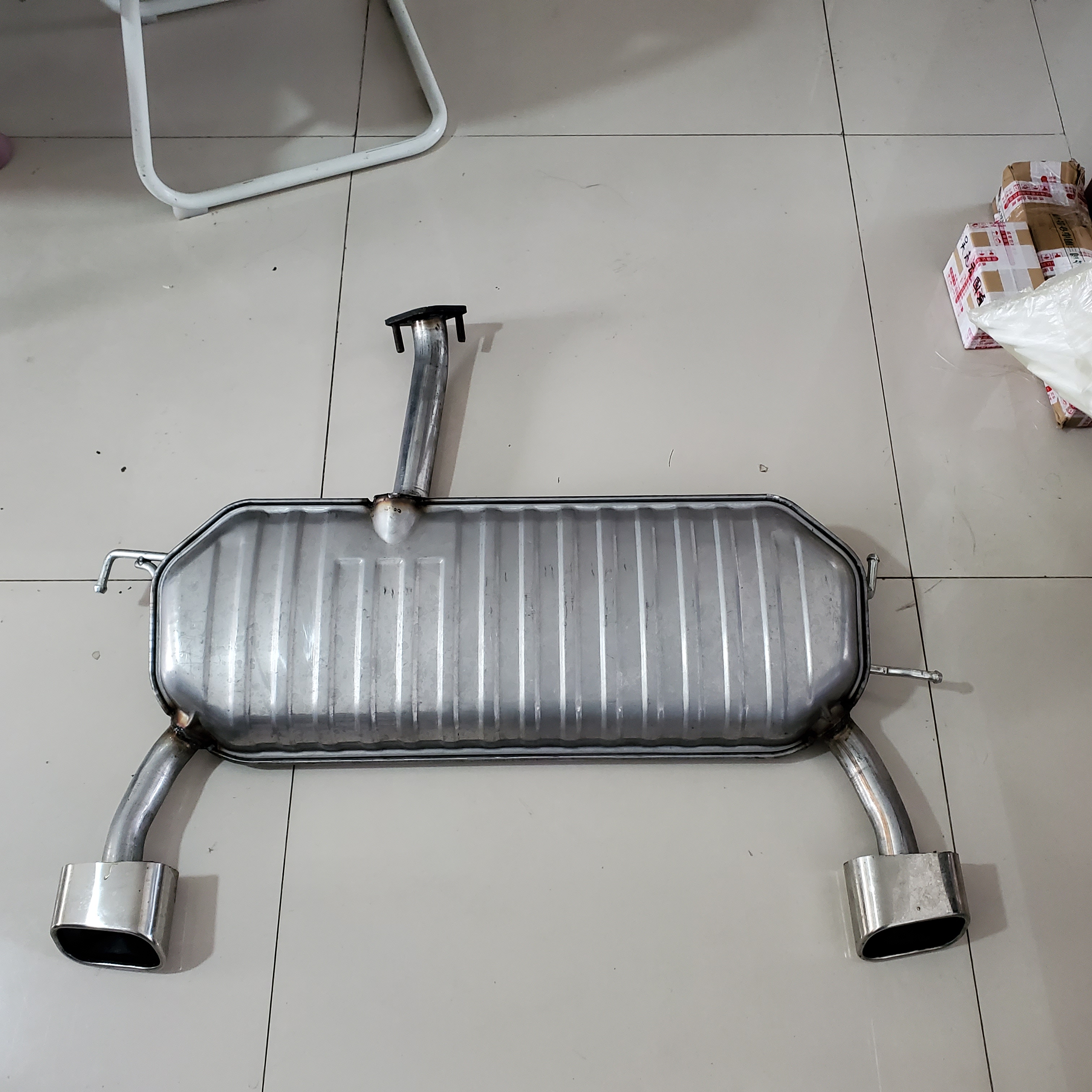 Hot Sales High Performance Auto Exhaust System Accessories Stainless Steel Exhaust Muffler for Kia Sportage 4wd
