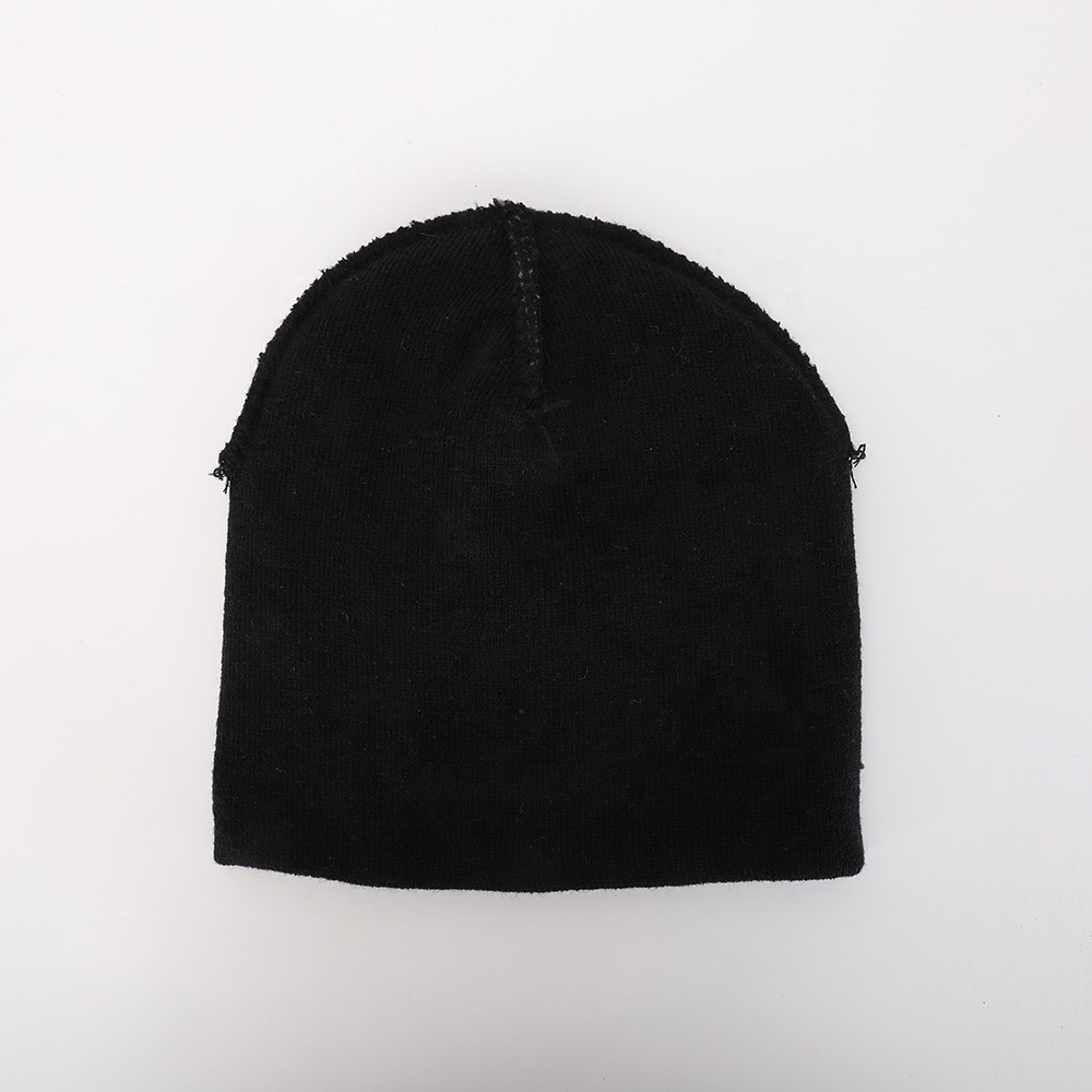 Oem High Quality Wholesale Custom Embroidery Hat Unisex 100% Acrylic Plain Cap Dyed Jacquard Knitted Gorras Winter Ski Beanie