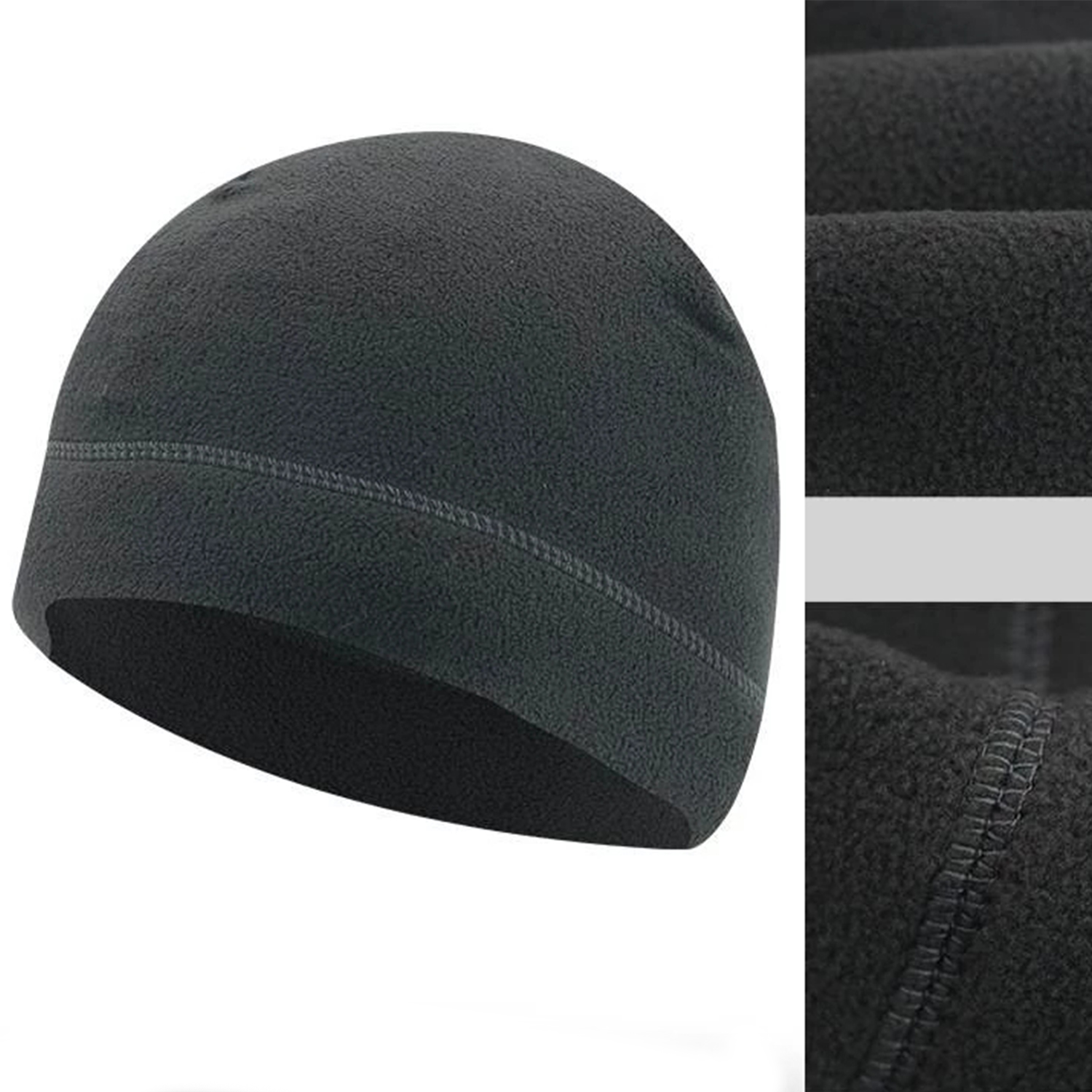Hot Sales Promotional Winter Warm Skull Cap Hunting Fleece Hat Camo Polar Fleece Beanie Hat With Custom logo Hat Supplier