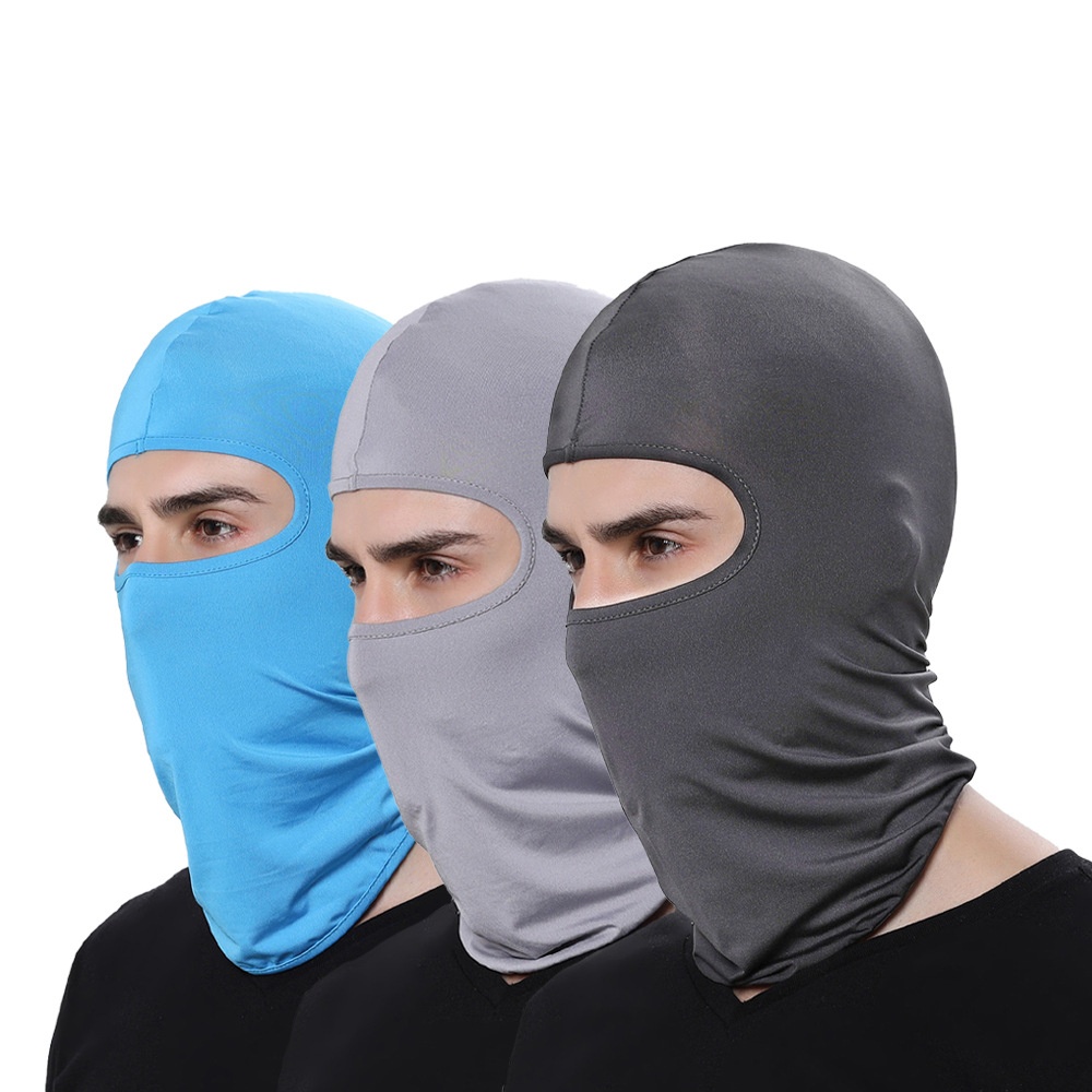 One Hole Breathable Outdoor Cycling Ski Mask Polyester Custom Face Balaclavas Winter