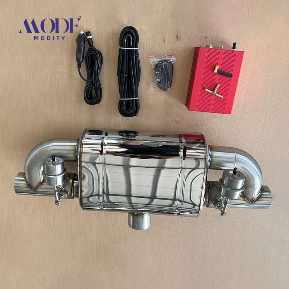 High Performance Stainless Steel Exhaust Muffler 2.5 Inch and 3 Inch Valvetronic Polished Cutout Valve with Remote Controller